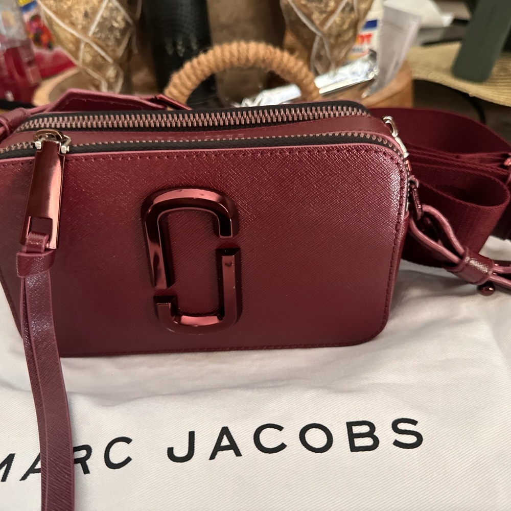 Marc Jacobs Burgundy Crossbody Bag